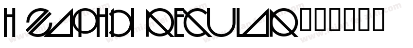 H ZAPHDI Regular字体转换